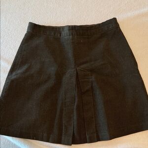 Zara Olive Corduroy Skirt